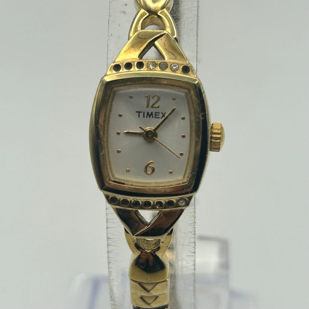 Vintage Timex Cavatina Gold-tone Women’s Watch Expansion Band Working